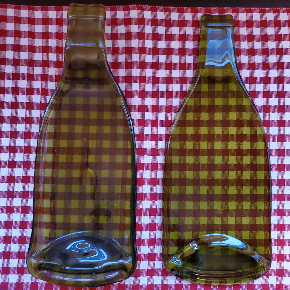 Wine Bottle Shaped Servers